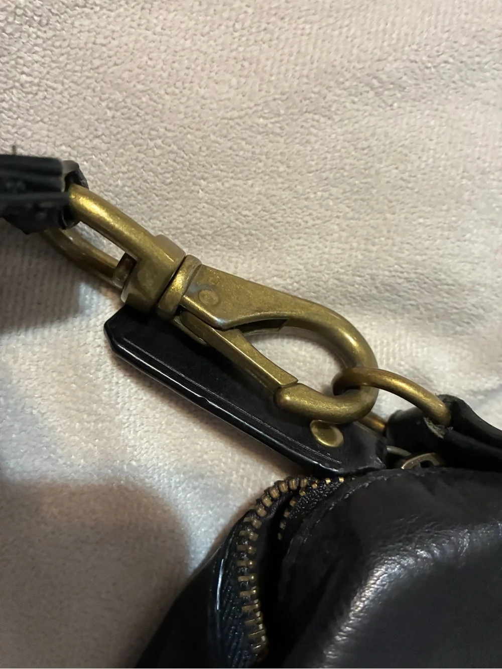 Black Leather Woman’s Laptop Bag - Classic Carryall